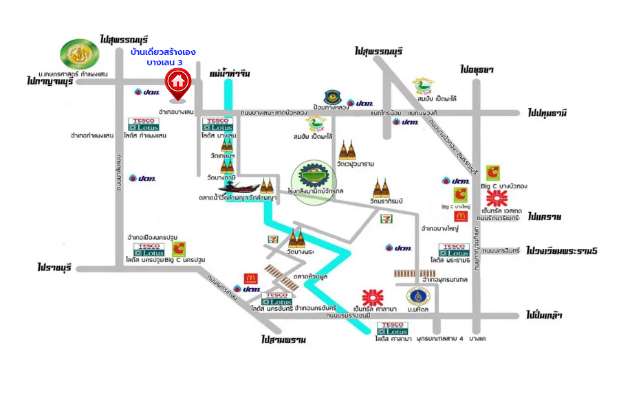 *****บ้านเดี่ยวมือสองนครปฐม โครงการ บ้านเดี่ยวสร้างเอง บางเลน เนื้อที่ 800 ตร.ว. พื้นที่ใช้สอย 200 ตร.ม. ฟังก์ชัน 5 ห้องนอน 3 ห้องน้ำ 4 ที่จอดรถ แถมฟรี! เครื่องปรับอากาศ 7 เครื่อง บนทำเลเดินทางสะดวก เชื่อมต่อถนนบางเลน ดอนตูม, ถนนปทุมธานี-บางเลน จองเลย!